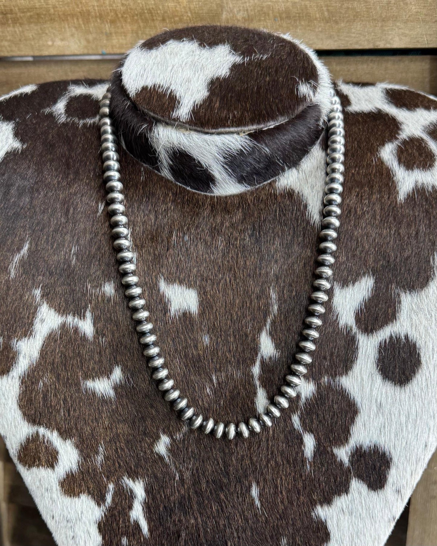 Handmade 7mm Sterling Pearl Necklace