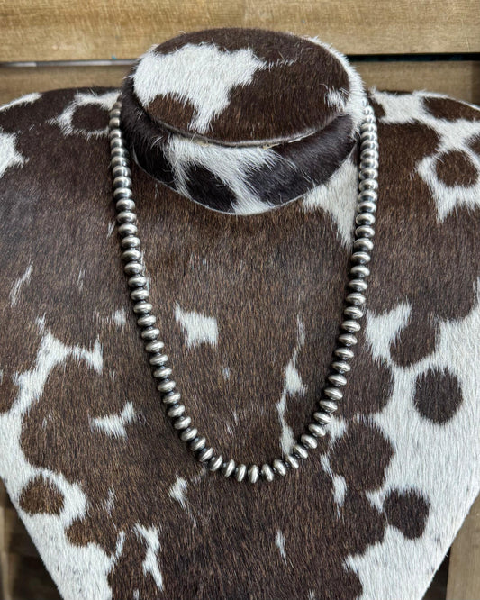 Handmade 7mm Sterling Pearl Necklace
