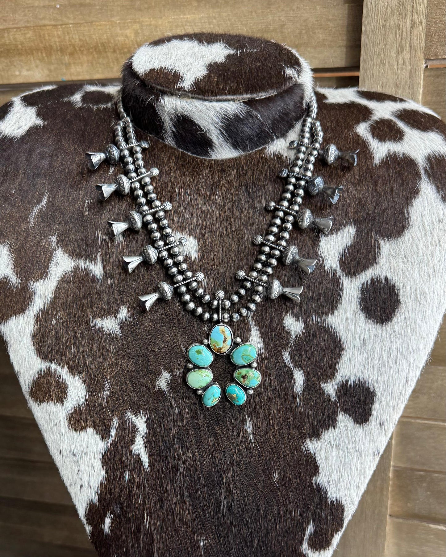 Sonoran Squash Blossom Necklace *Native