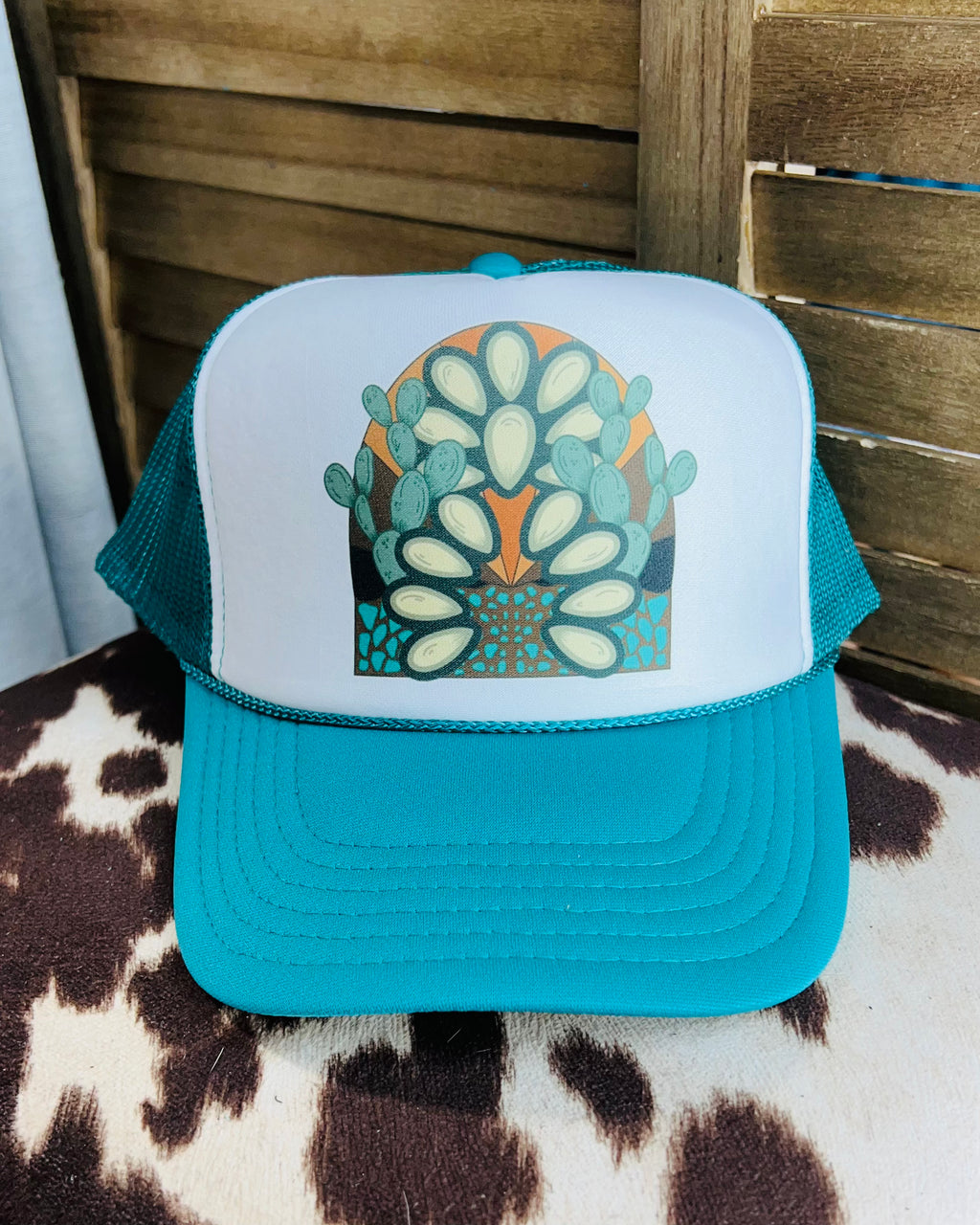 Desert Cactus Trucker Hat