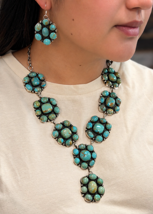 Kingman Cluster Statement Necklace *Native