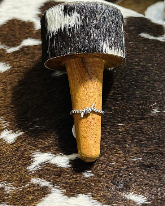 Sterling Rope Ring