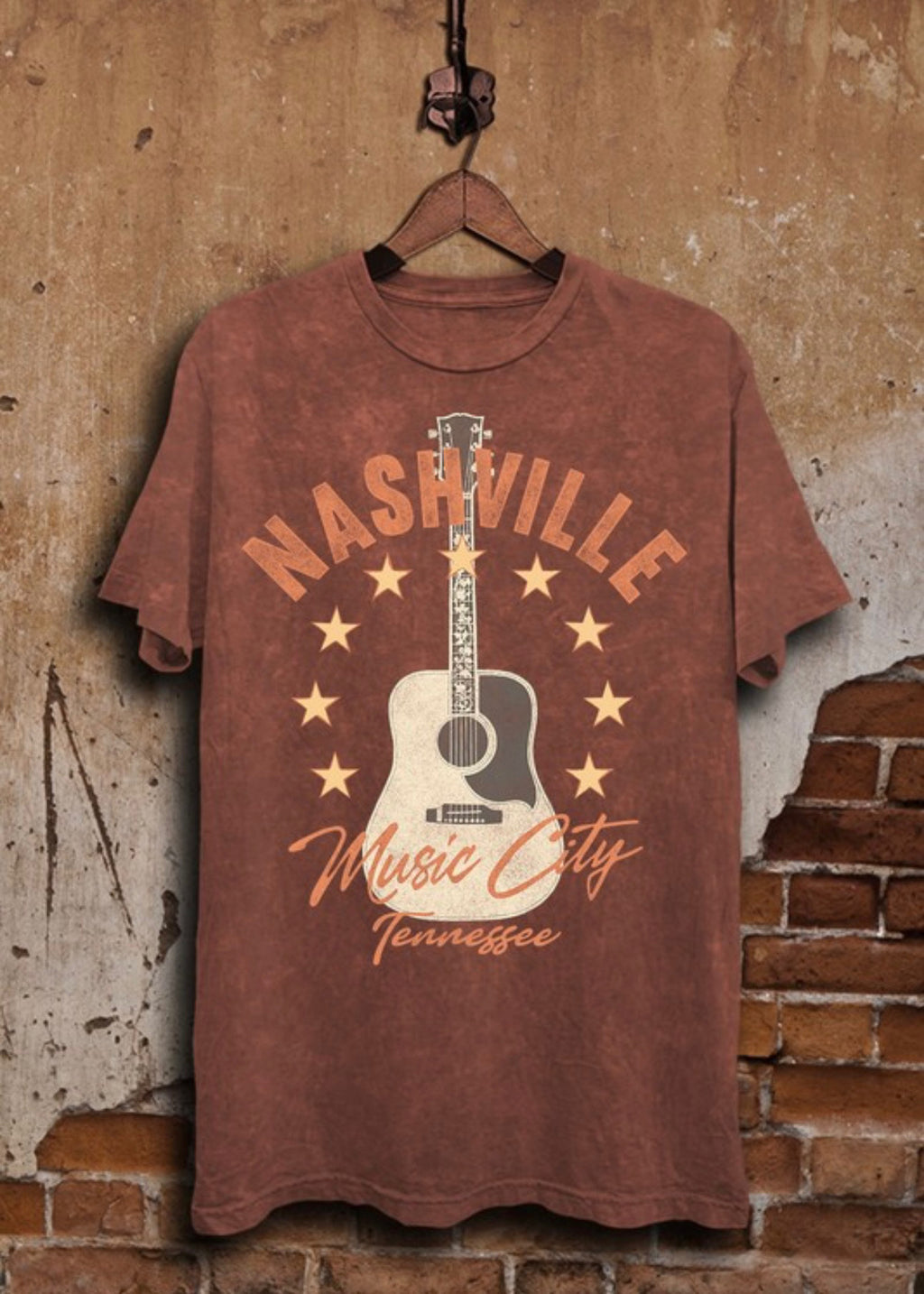 Acid Wash Nashville Tee