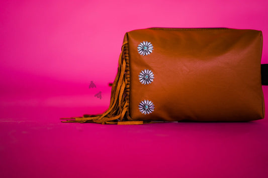 Almond Pistol Packin’ Spur Travel Bag