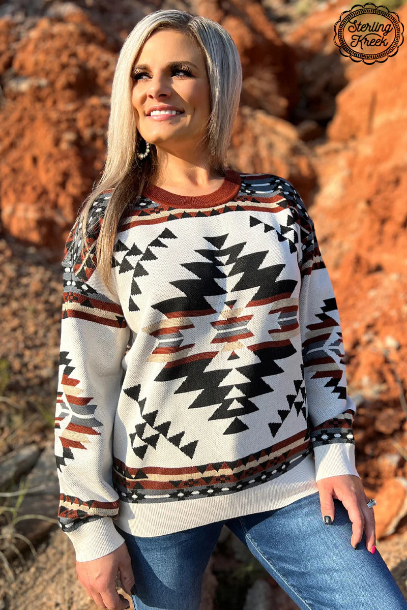 Western Aztec Pullover