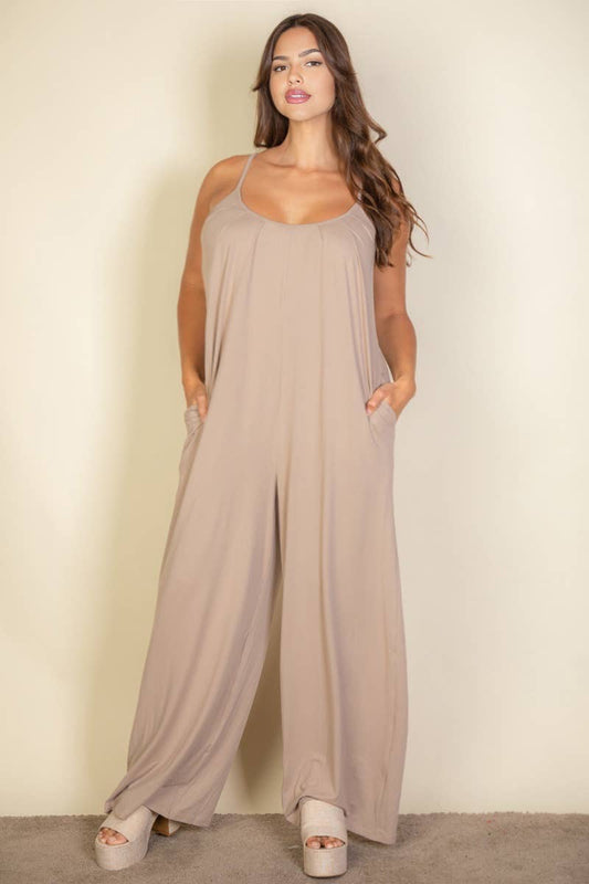 The Ready Romper *Tan