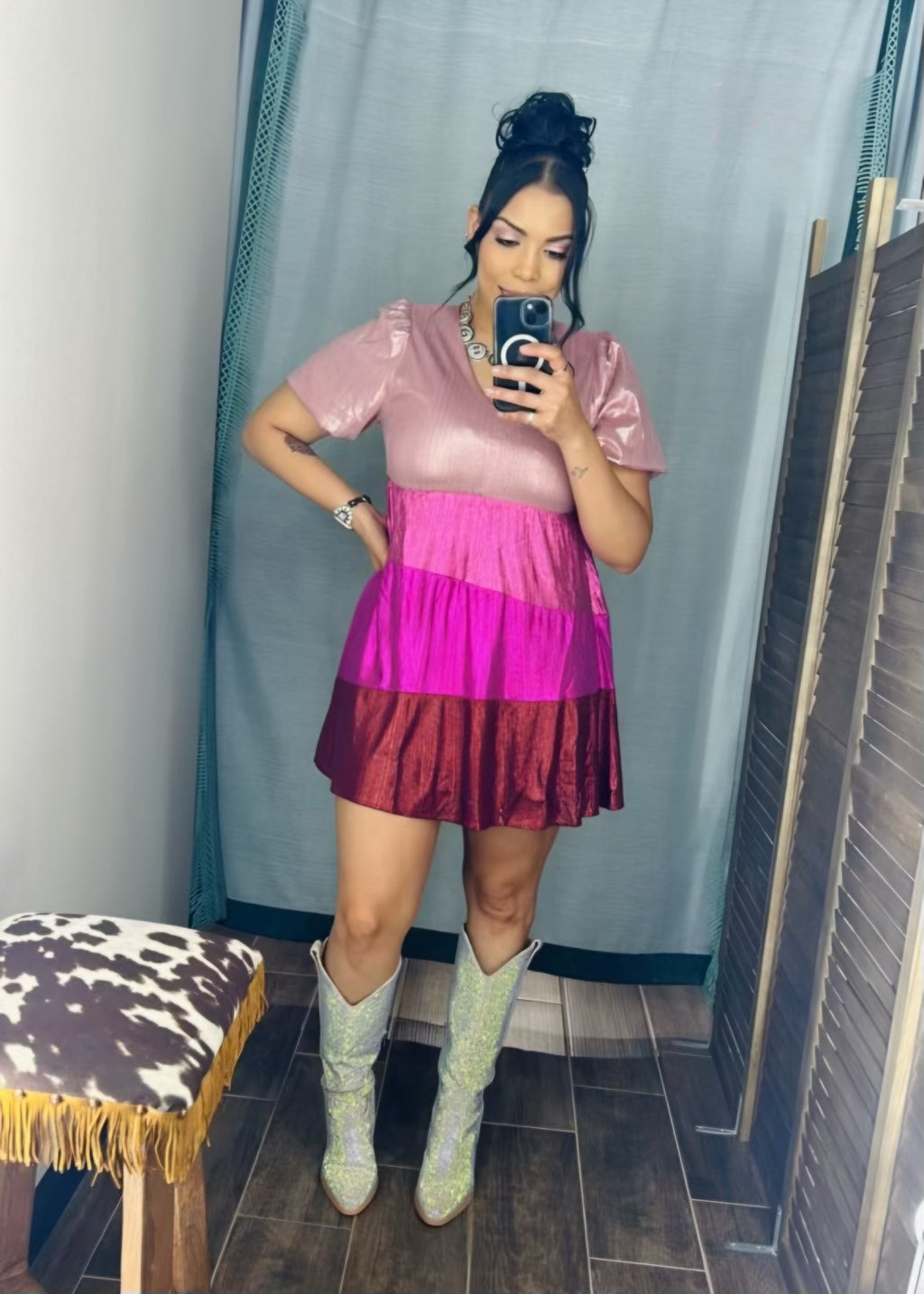 Shimmer Cupid Midi Dress *True to Size