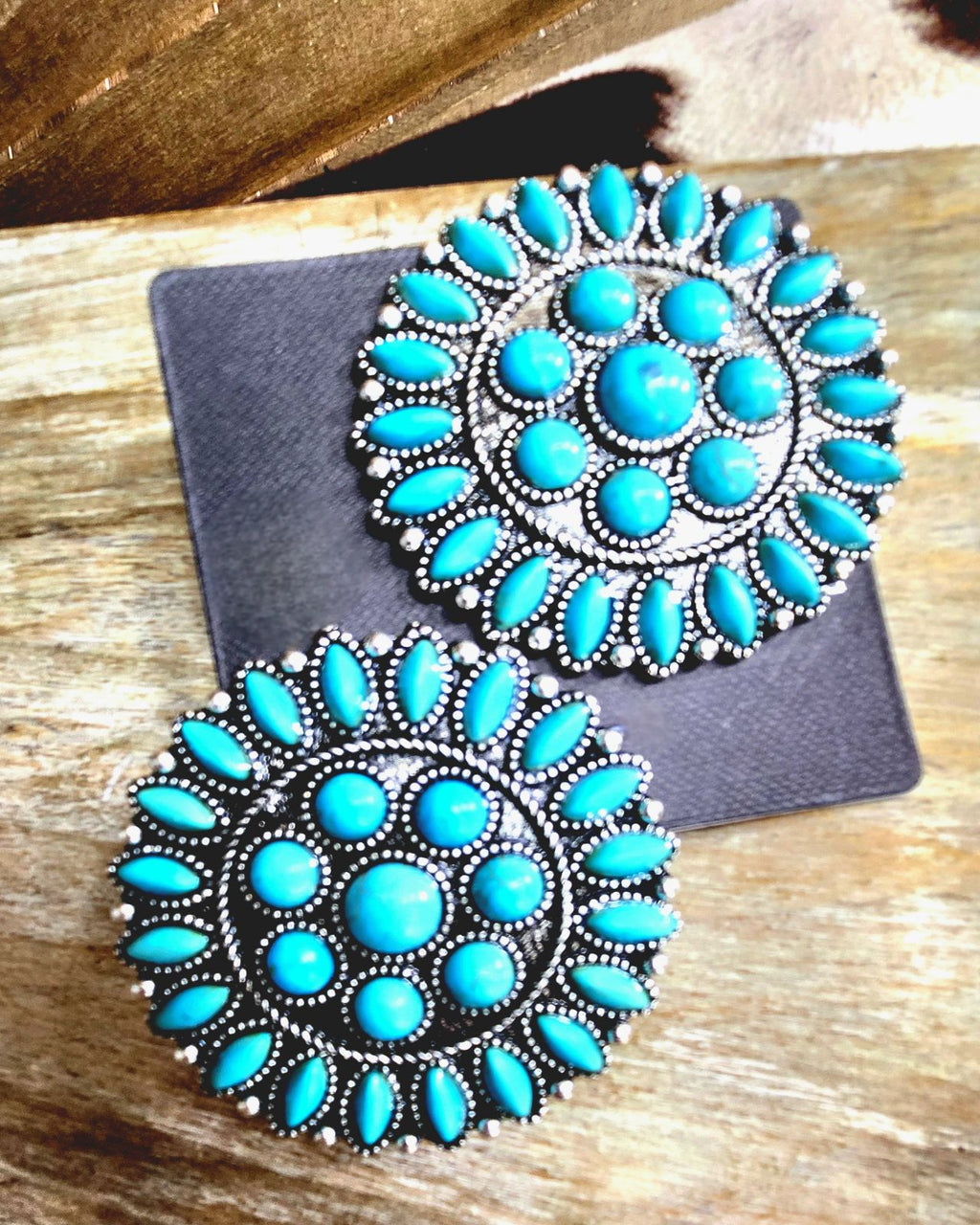 Large Turquoise Stone Stud