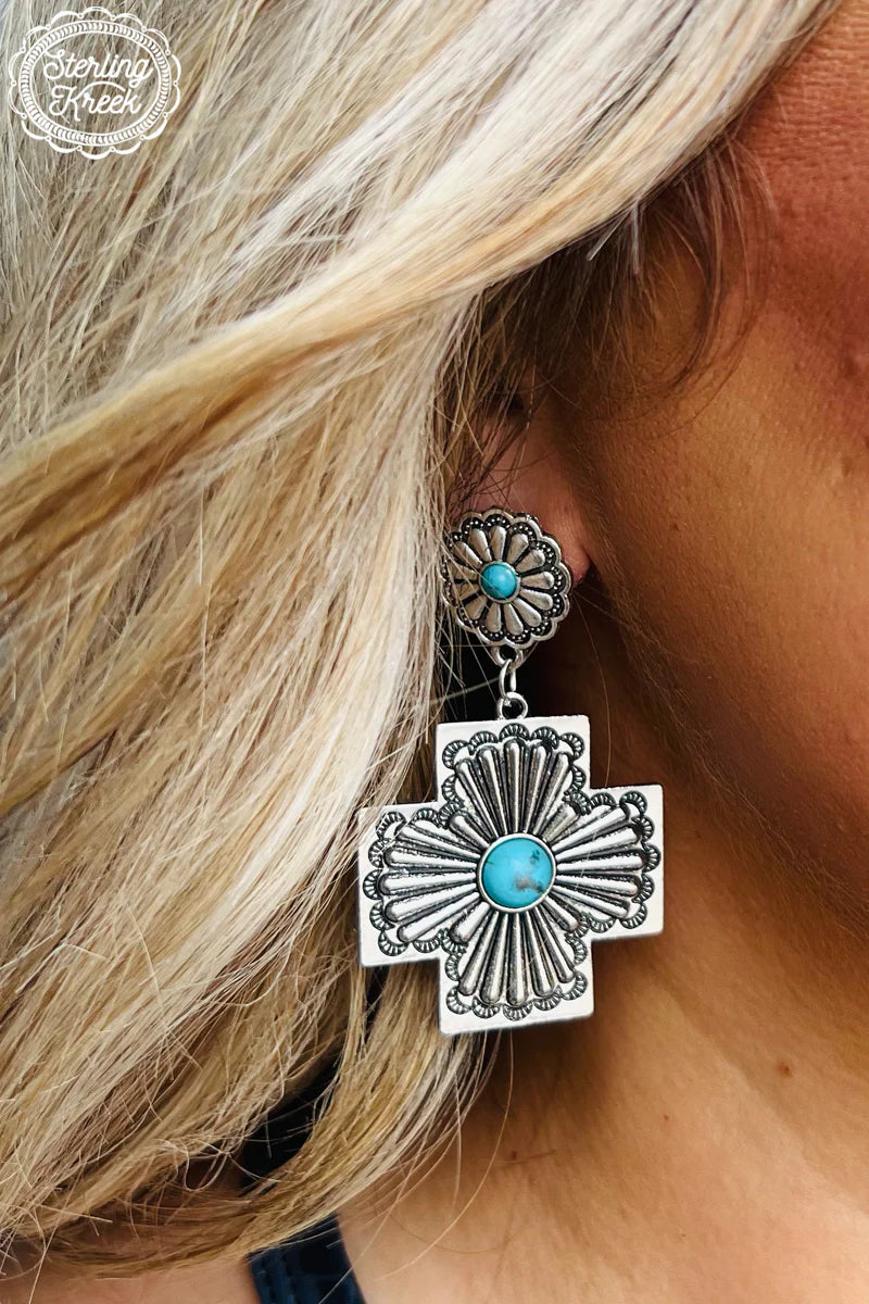 Chandler Cross Earrings