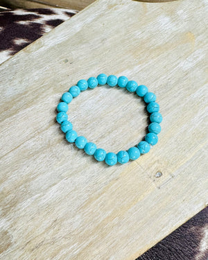 Turquoise Bead Bracelet