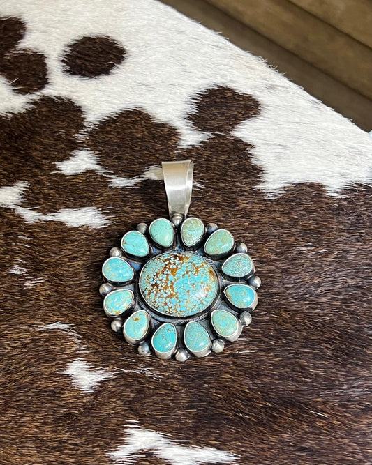 Lg #8 Mine Cluster Pendant *Native