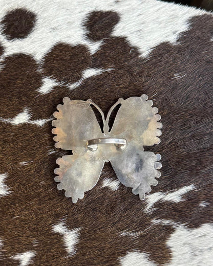 Multi Color Butterfly Ring Sz 9.5 *Native