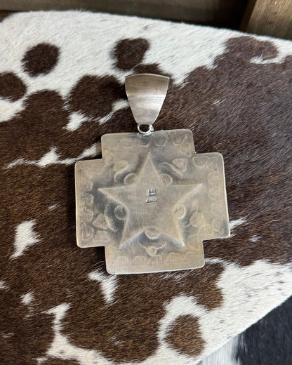 Large Cross- Star Pendant *Native