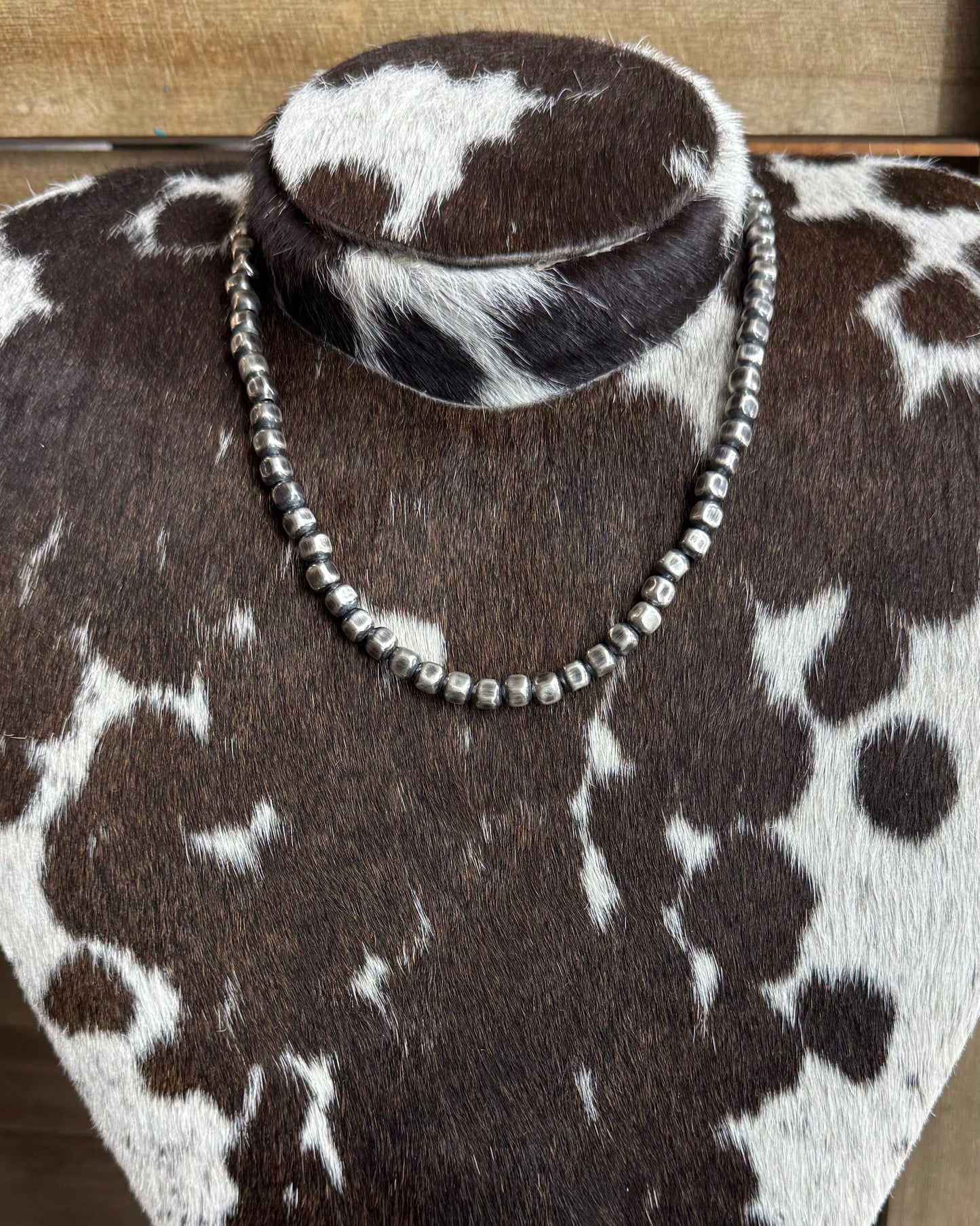 15” 5mm Box Bead Necklace