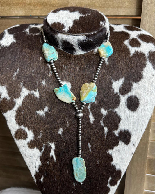 Slab Pearl Lariat Necklace *NonNative