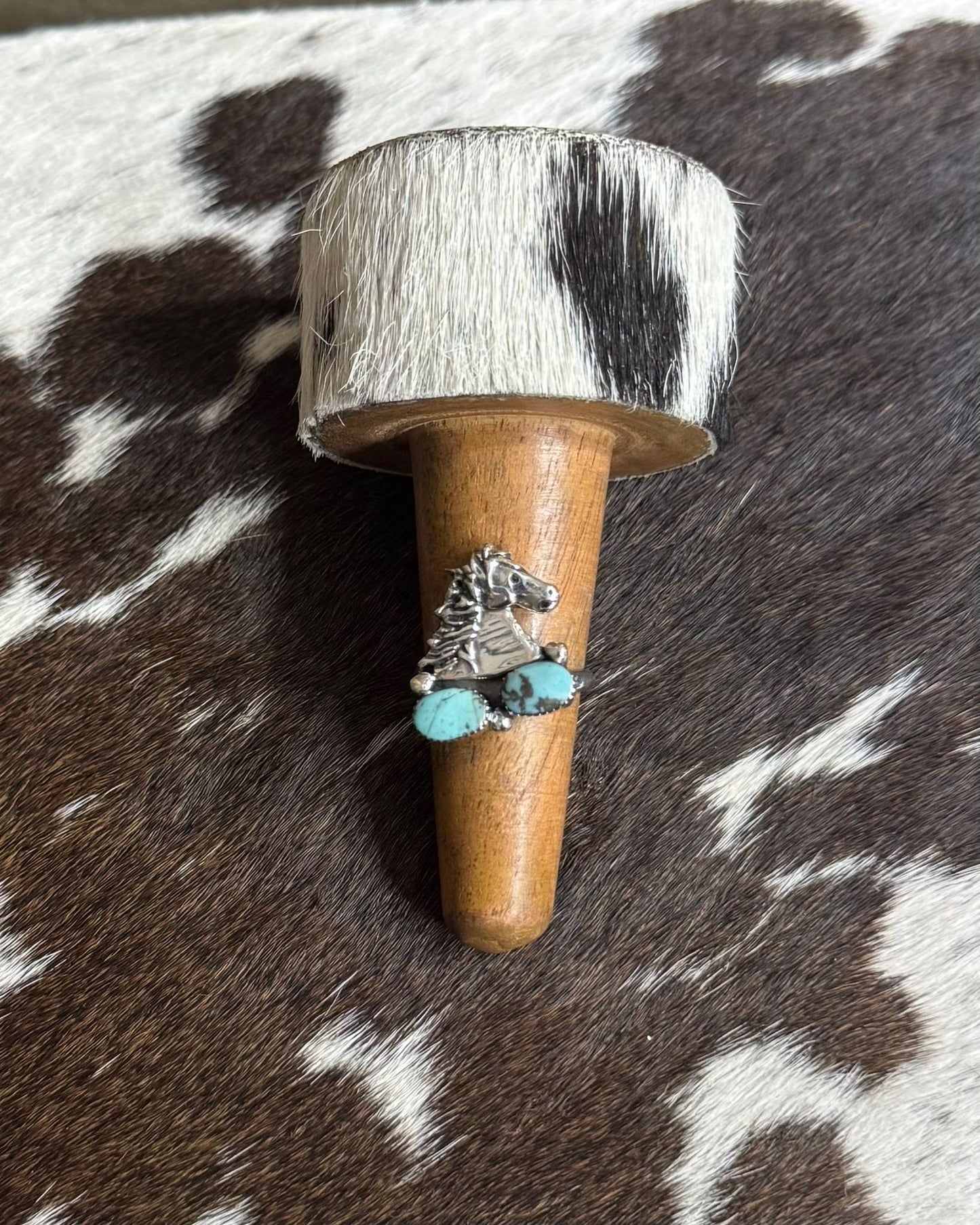 Horse Double Stone Ring *Native