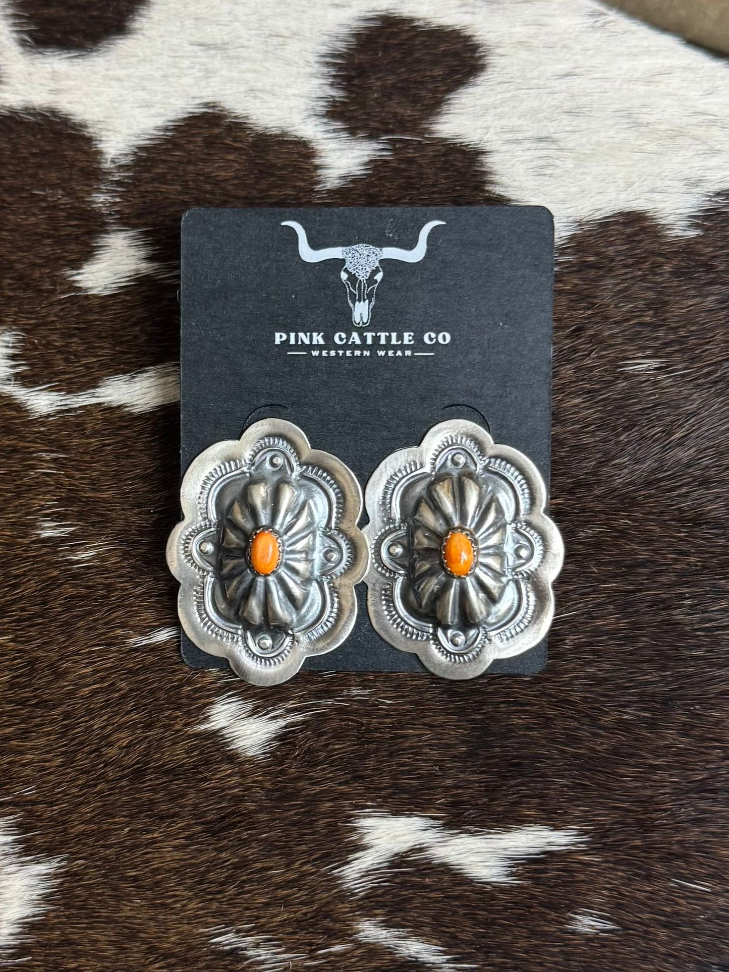 Orange Spiny Concho Stud *Native