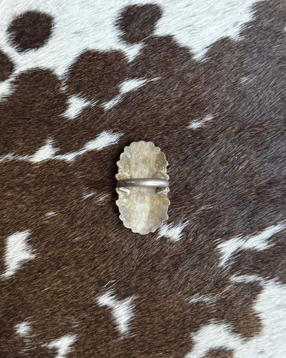 Sz 9 Vintage Cluster Ring *Native