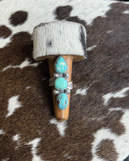 3 Stone Egyptian Turquoise Adj *Native