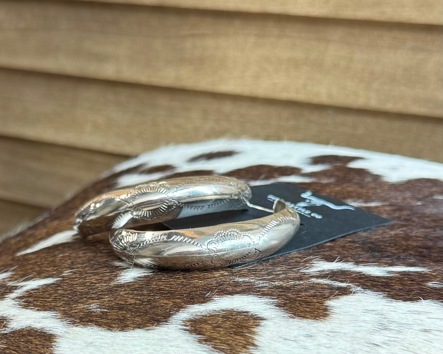 Sterling Pattern Half Hoops *Native