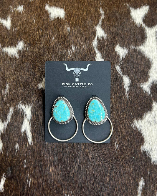 Small Stud Hoops *Native