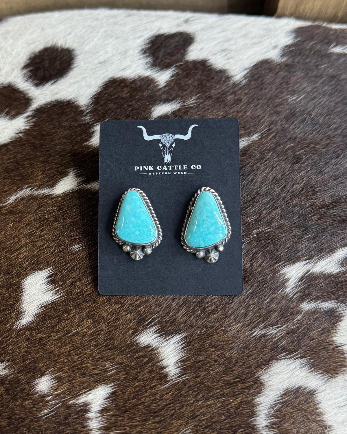 Starburst Dorito Turquoise Stud *Native