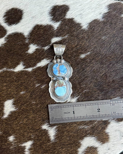 Golden Hills Double Stone Pendant *Native