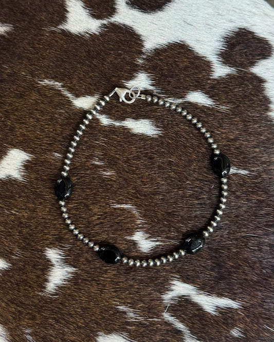 Black Onyx Anklet *NonNative