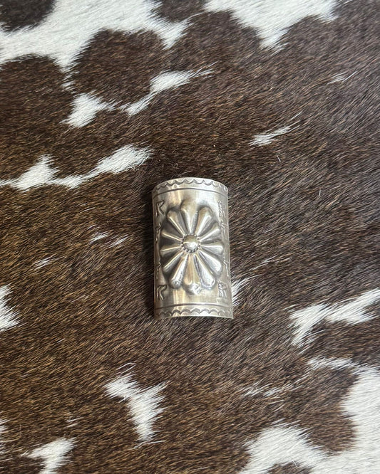 Silver Horse & Cactus Braid Keeper*Native