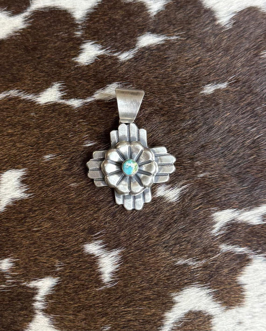 Chimney Butte Sonoran Cross Flower Pendant *Native