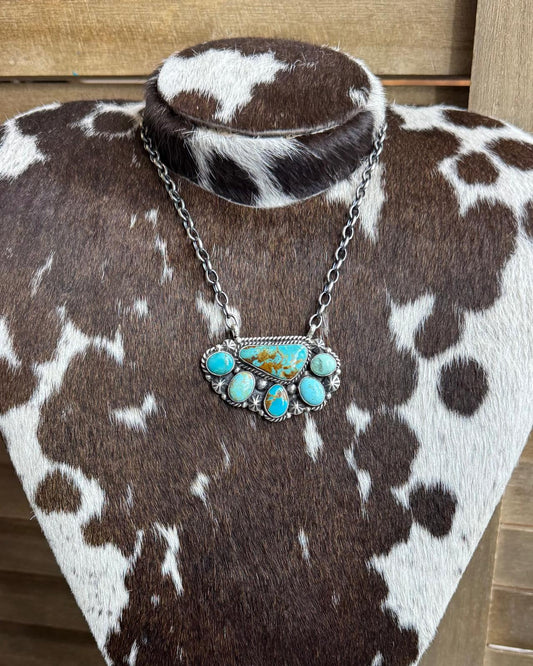 Kingman Half Cluster Necklace *Native