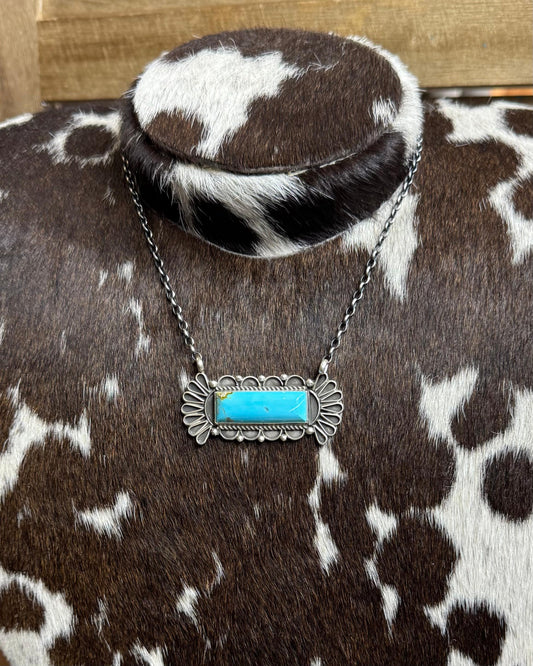 17.5" Banner Bar Necklace *Native