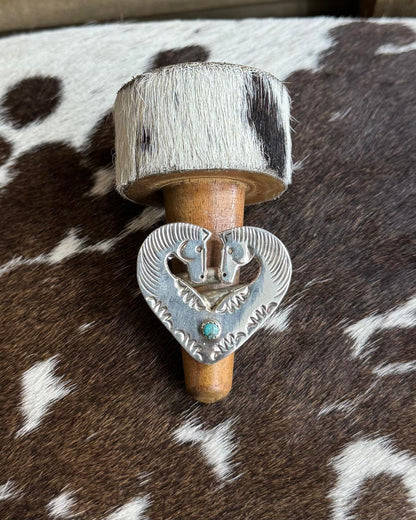Double Horse Heart Ring Adj. *Native