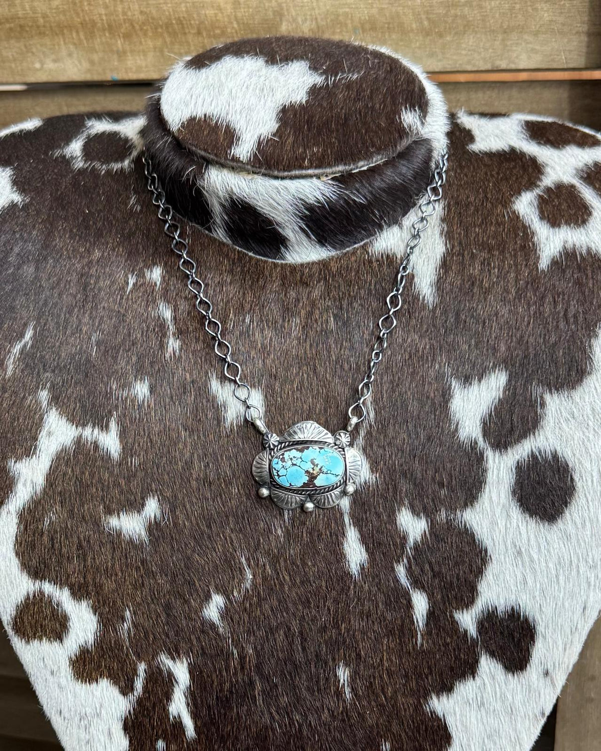 Golden Hills Starburst Oval Necklace *Native