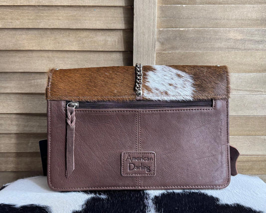 Cowhide Snaffle Bit Leather Purse
