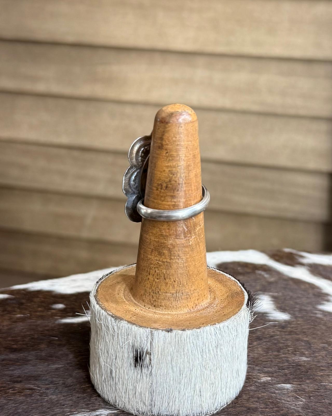 Concho Adj Sterling Ring