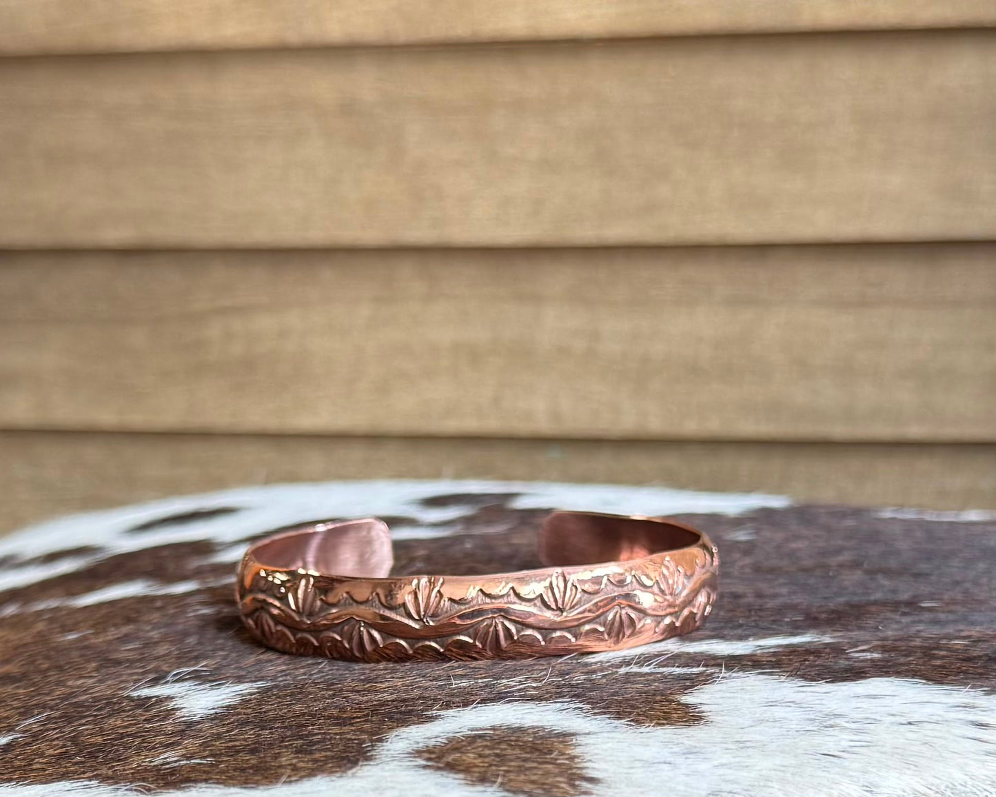 Copper Pattern Cuff