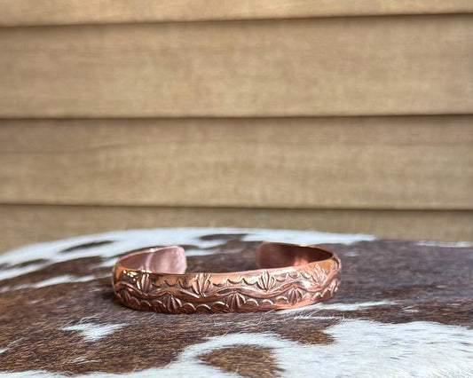 Copper Pattern Cuff