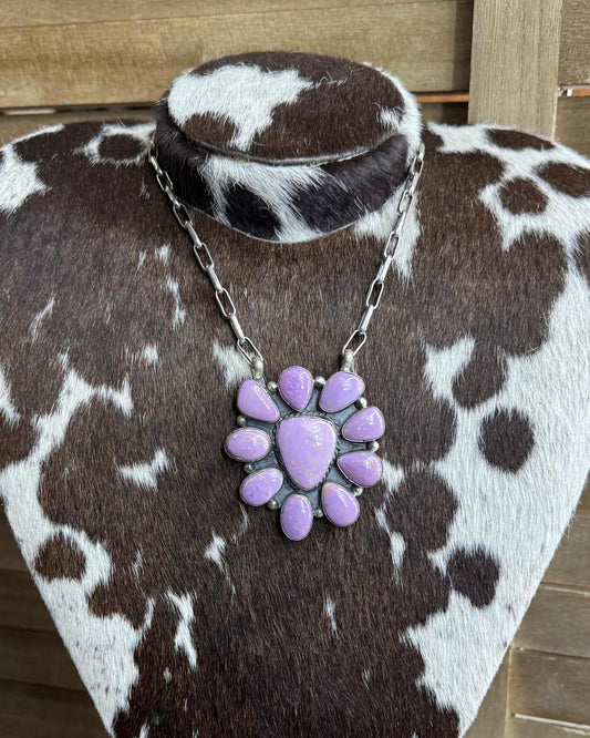 Phosphosaradite Cluster Necklace *Native