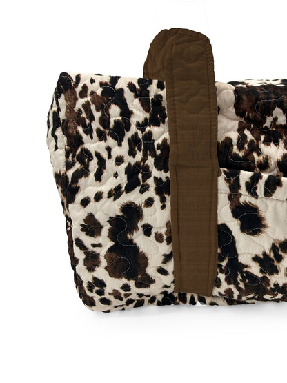 Bella Hide Quilted Duffle Bag