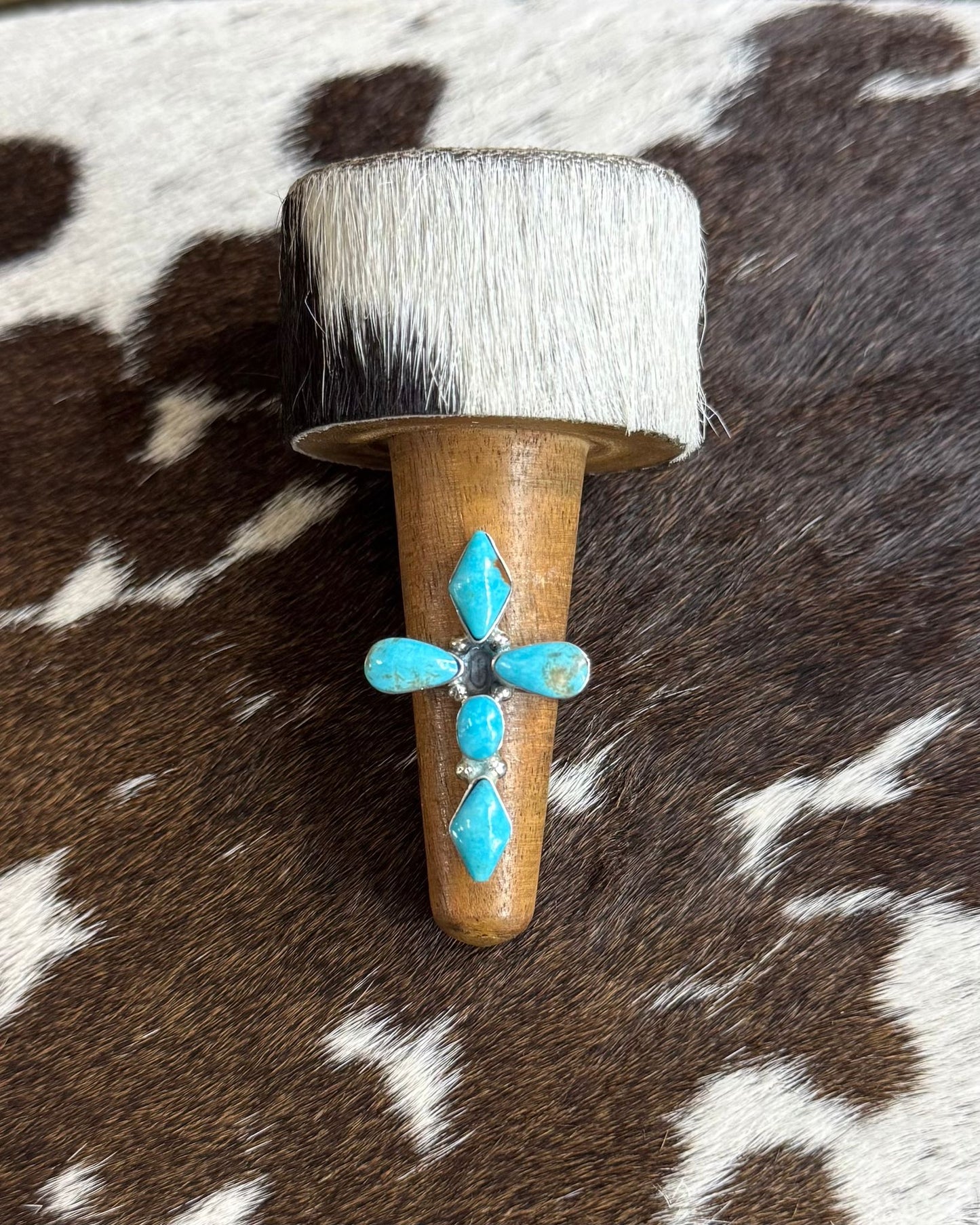 Cross Turquoise Ring *Native