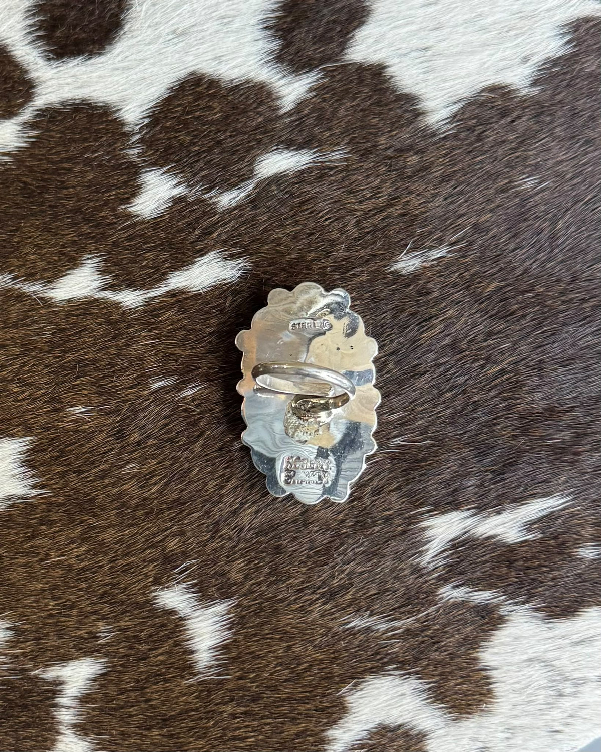 Red Spiny Cluster Ring Adj. *Native