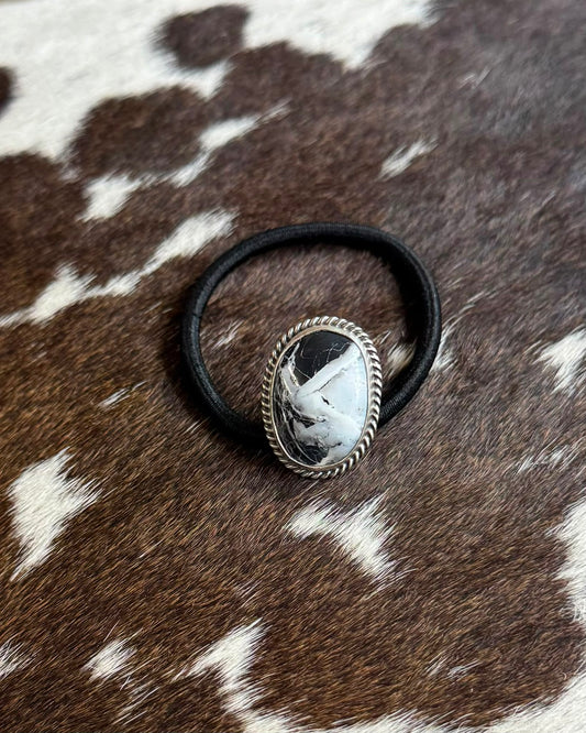 White Buffalo Hair Tie *Native