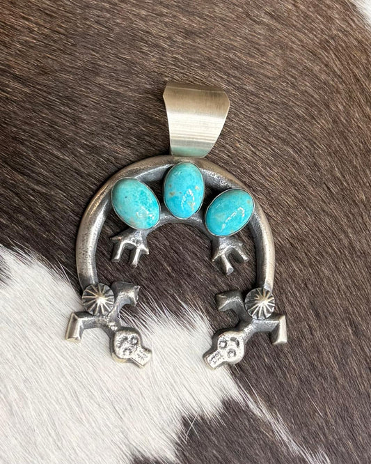 Kingman 3 Stone Naja Pendant *Native