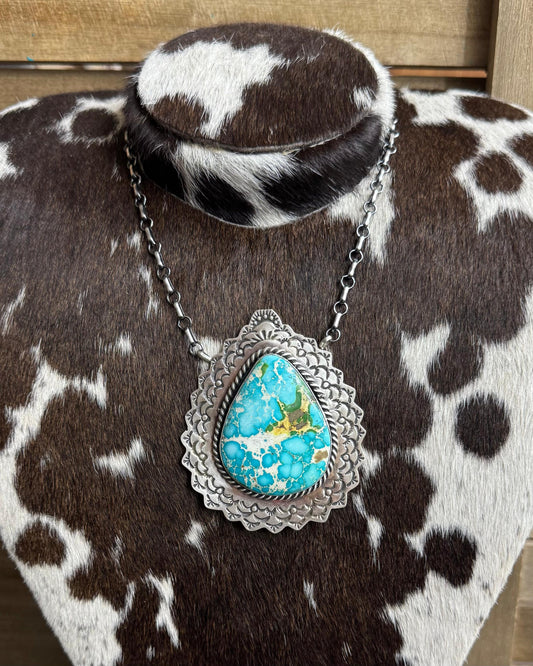 Chunky Sonoran Stone Statement Necklace *Native