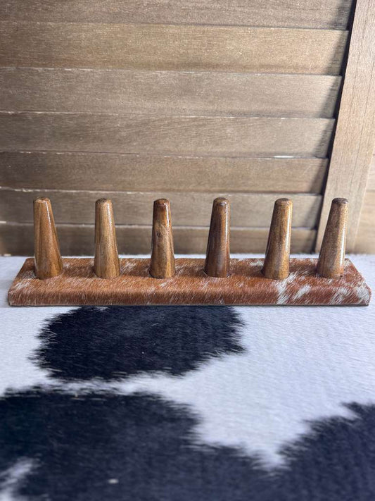 Cowhide Ring Holder