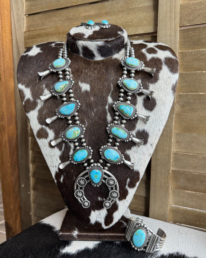 Sonoran Squash Blossom Statement Set *Native