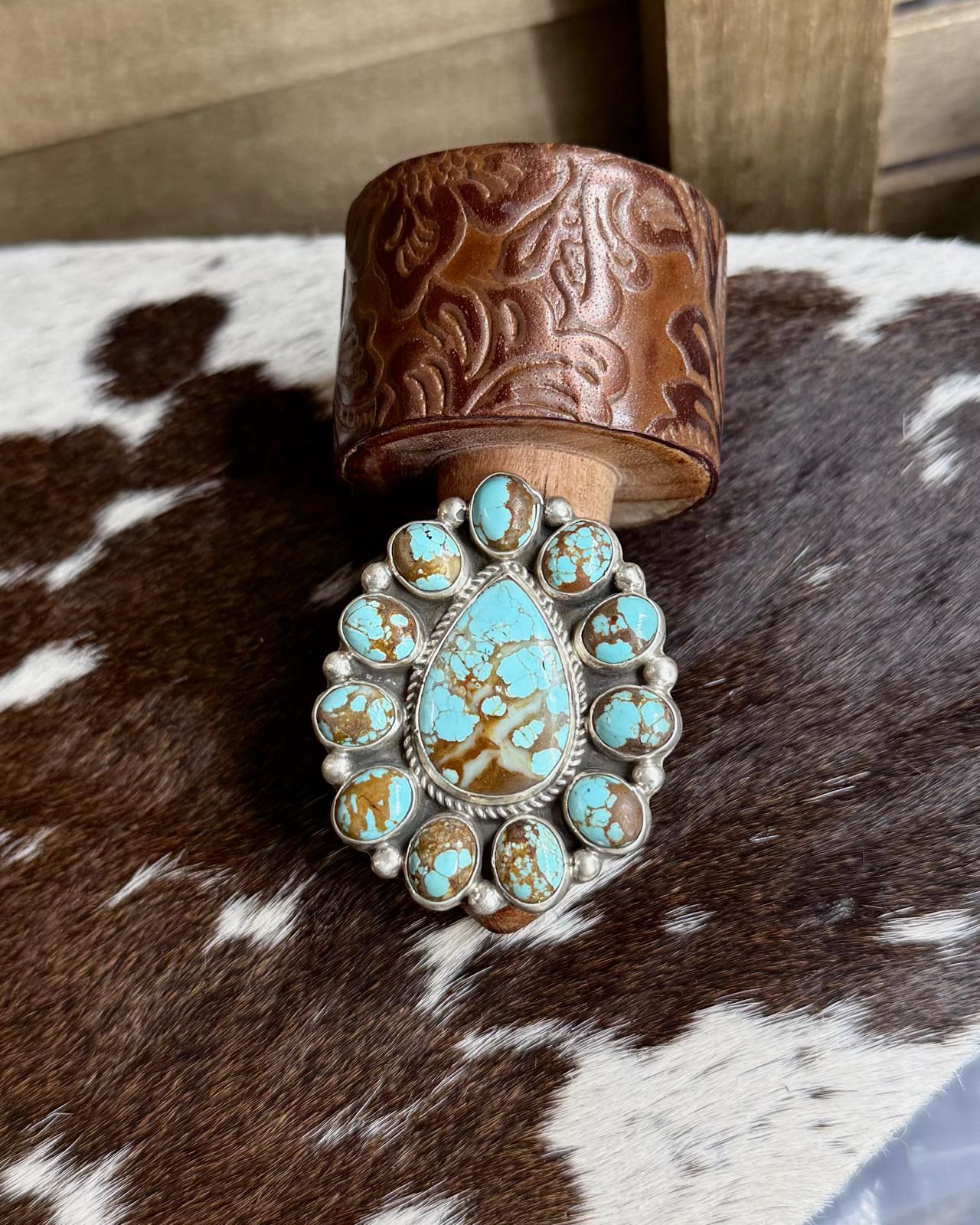 #8 Teardrop Cluster Ring *Native