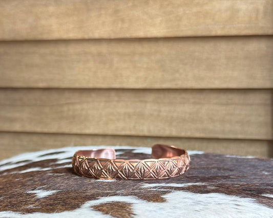 Copper Pattern Cuff