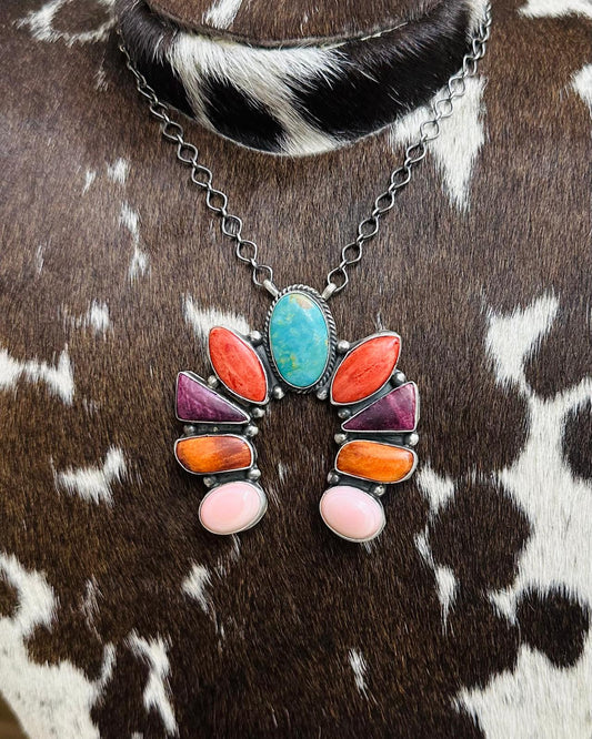 Multi Stone Naja Necklace *Native